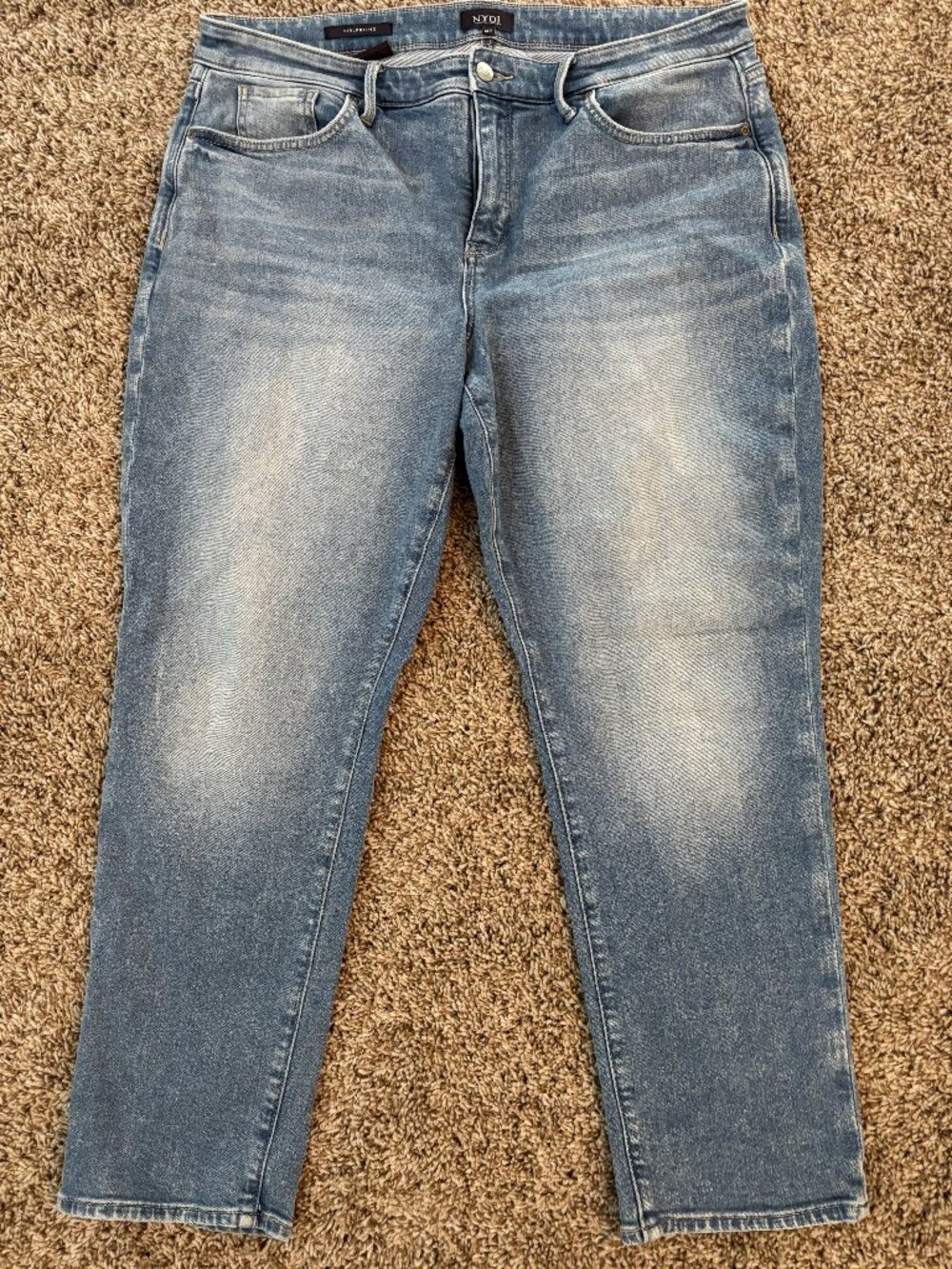 NYDJ "Girlfriend" Lift & Tuck Tech.  Thicker denim.  New w/o tags.  Size 14P
